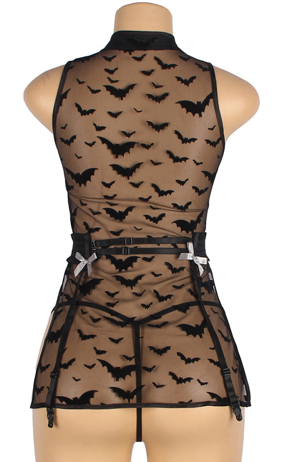 Bat Tunic with Garter Straps