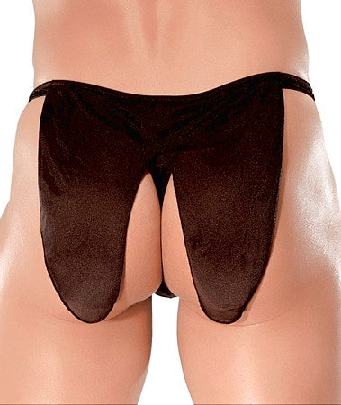 Tuxedo Thong W/Coat Tails - LingerieDiva